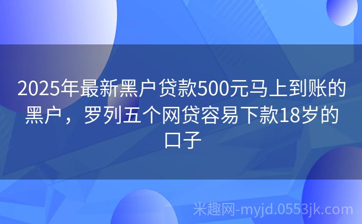 2025年黑戶最新口子申請指南，初學(xué)者與進(jìn)階用戶通用步驟