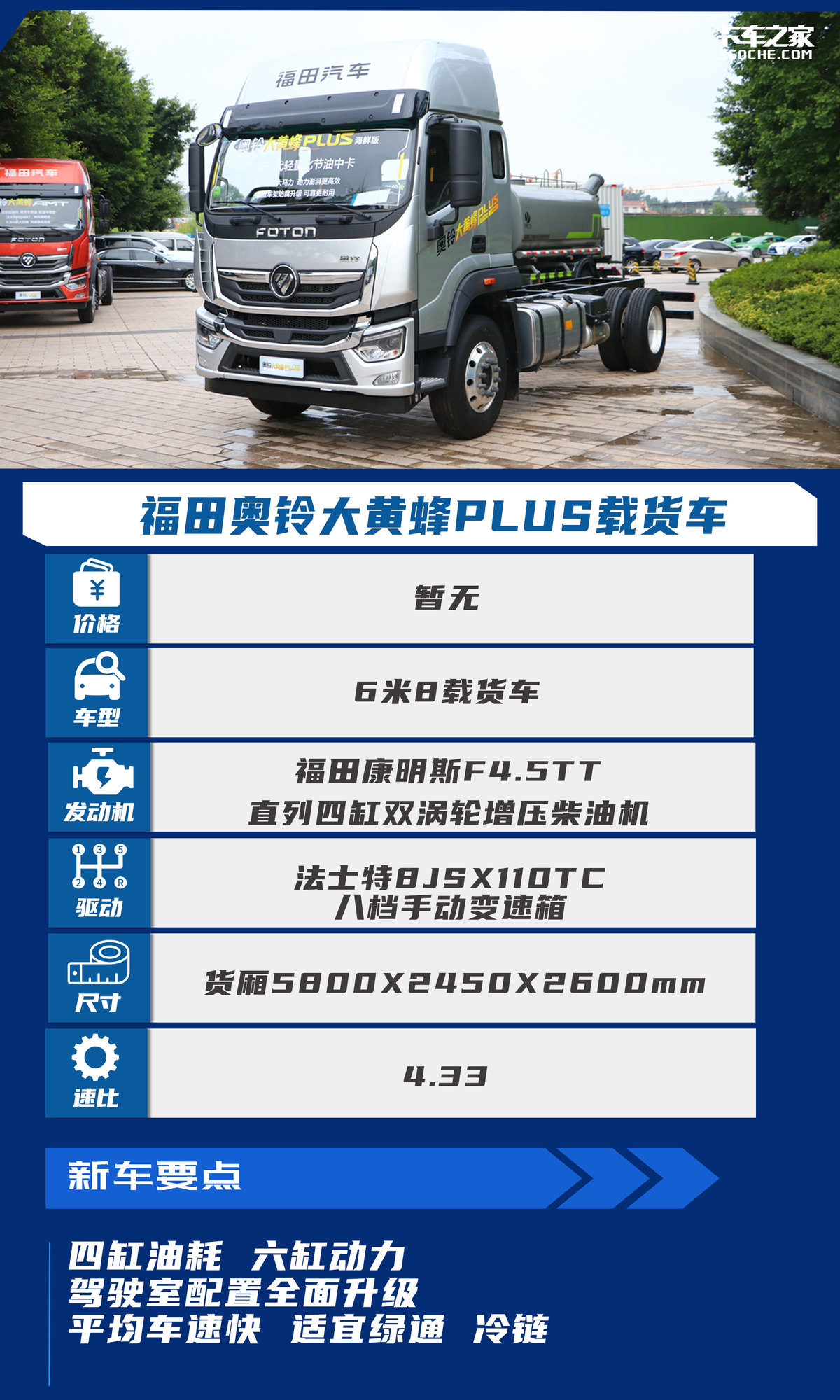 福田最新貨車(chē)，路上的友情與家的溫馨之旅