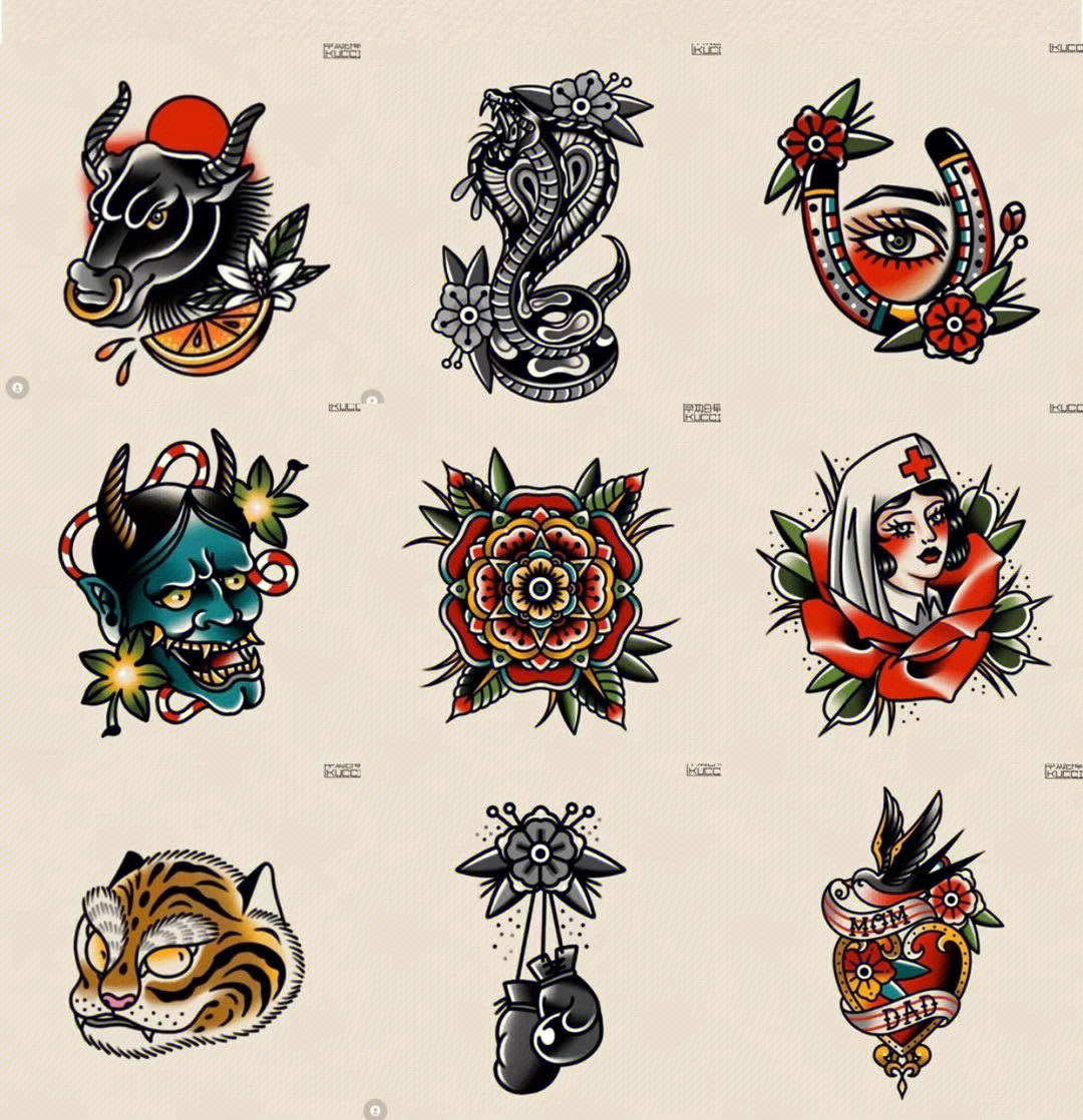 時尚潮流展現(xiàn)，最新紋身圖案設計精選