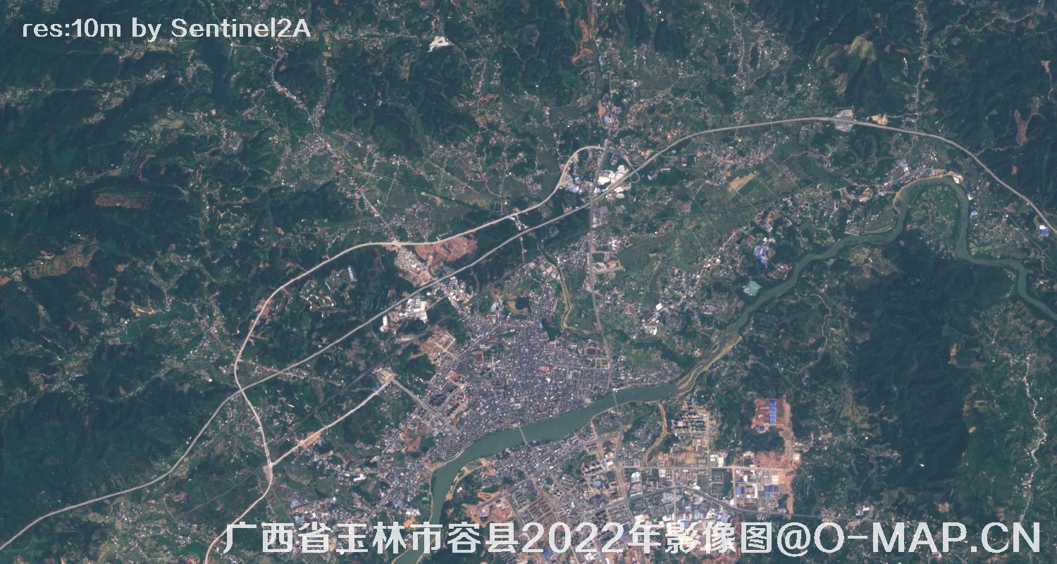 容縣最新航拍全景，一覽無余的美麗風(fēng)光??